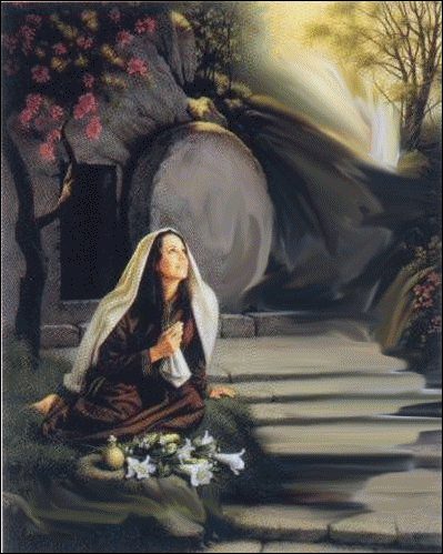 giphy Kết quả hình ảnh cho hình Chúa Giesu phục sinh và Maria madalena