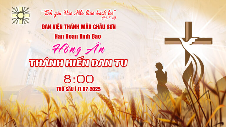Trực tiếp: Thánh lễ tuyên khấn tại Đan viện Châu Sơn Ninh Bình ngày 11.07.2025
