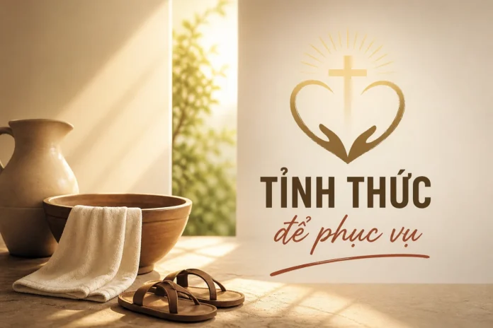 Acutis - 20.10.2026 Tỉnh thức để phục vụ, xin tạo cho 1 hình ảnh đơn giản phù hợp với bài suy niệm này